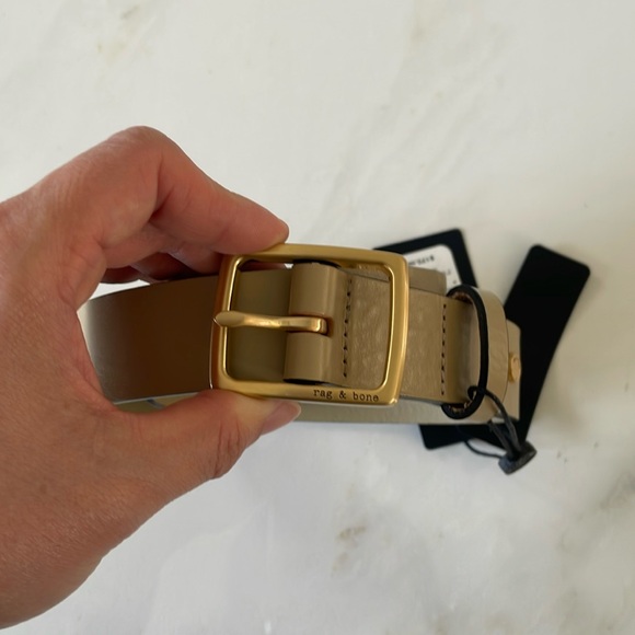 Rag & Bone Boyfriend Belt-Dune Size S - Picture 4 of 13